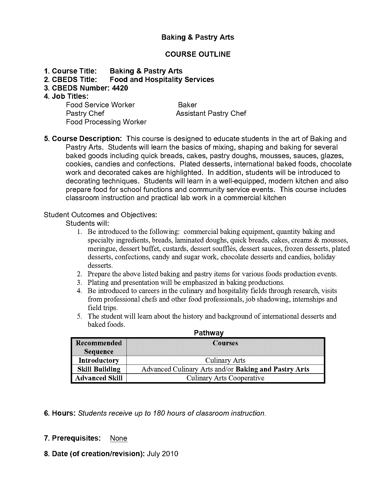 bread baker resume sample