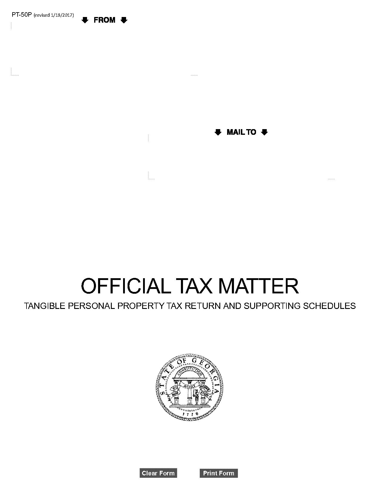 dekalb county personal property tax form