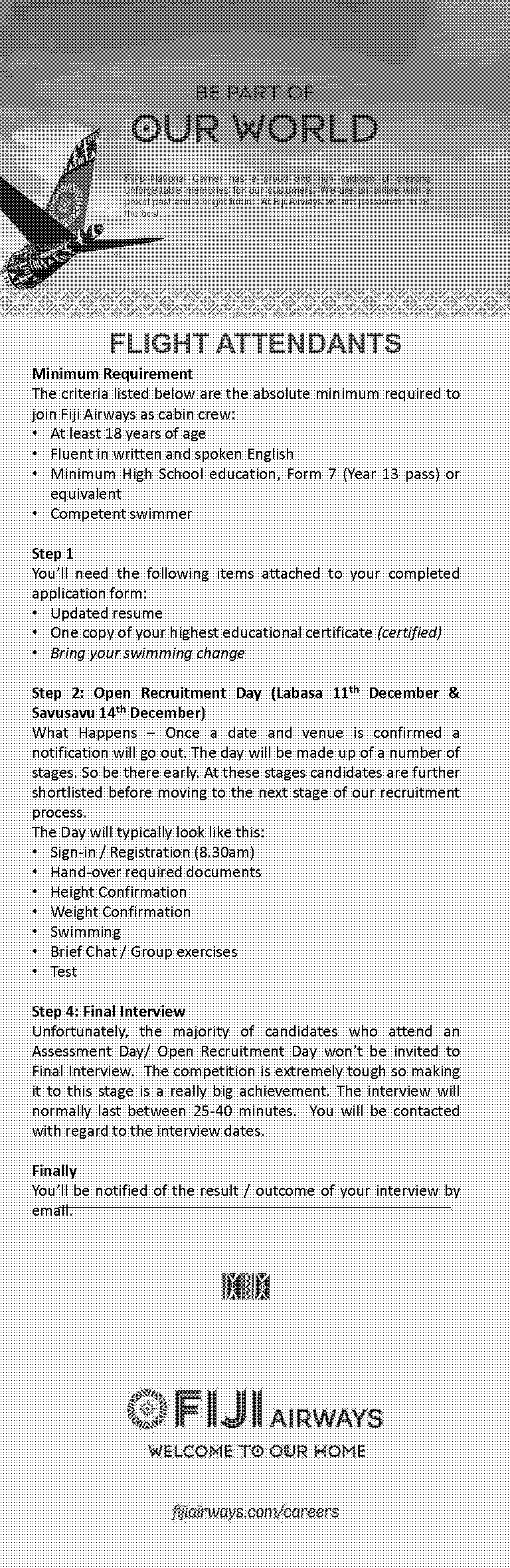 cabin crew age requirements