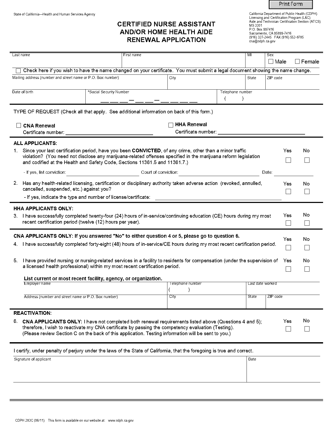 cna license california renewal