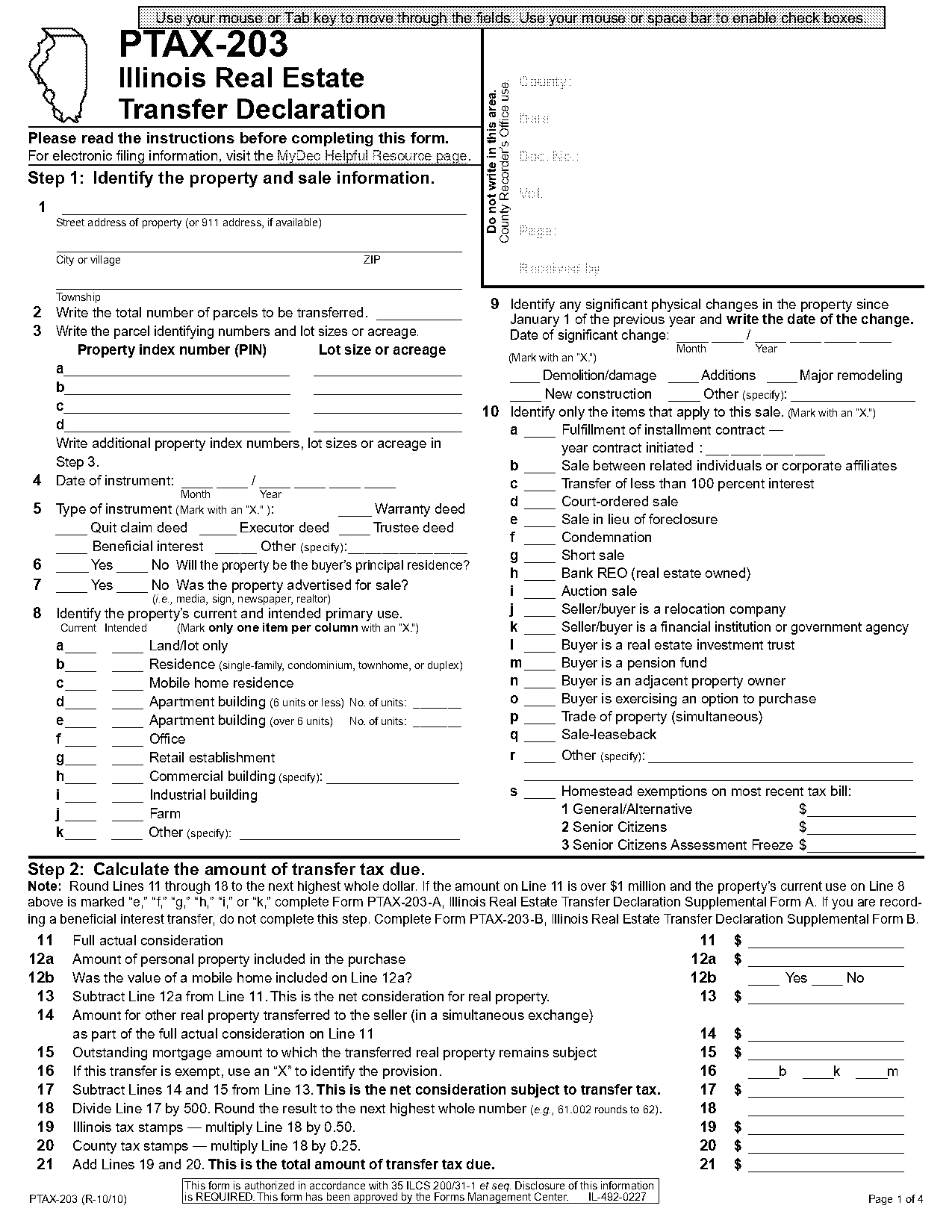 dekalb county personal property tax form