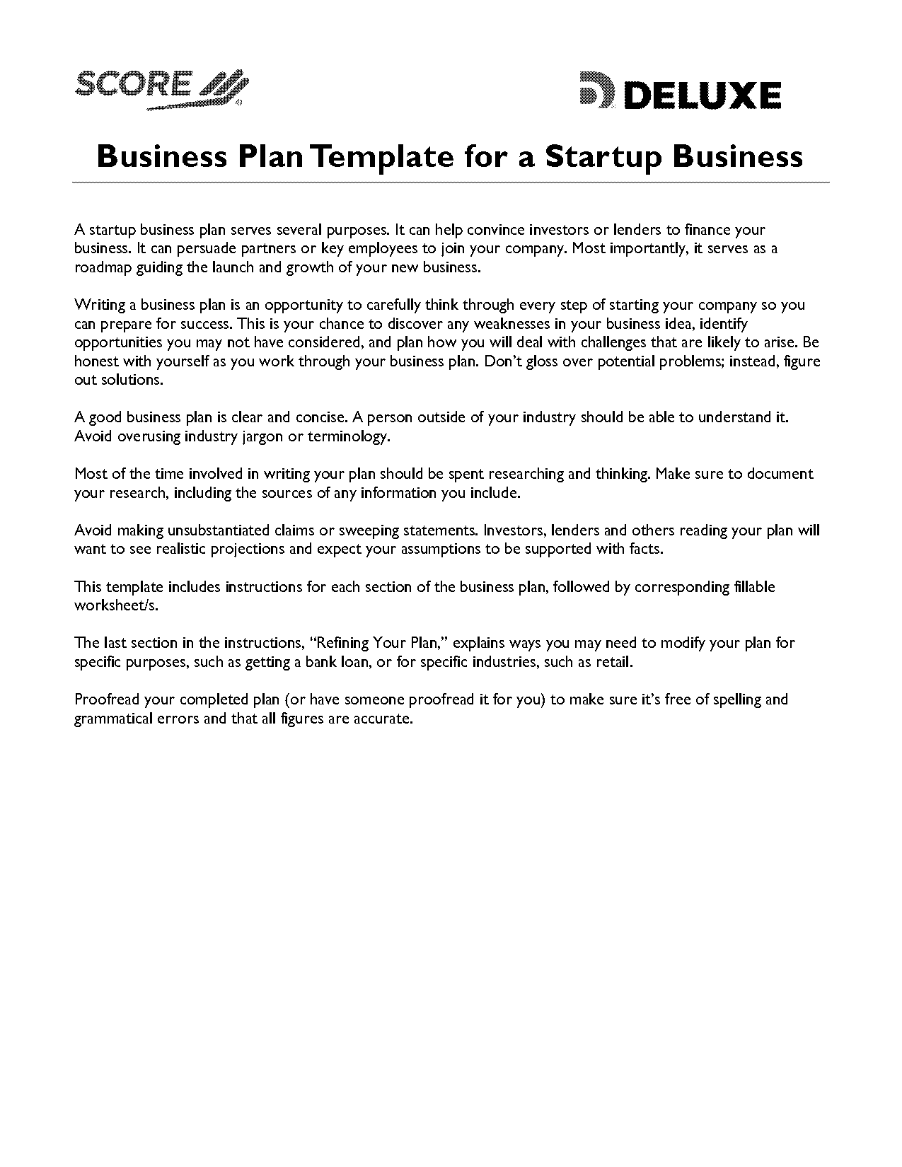 business proposal sample flyer