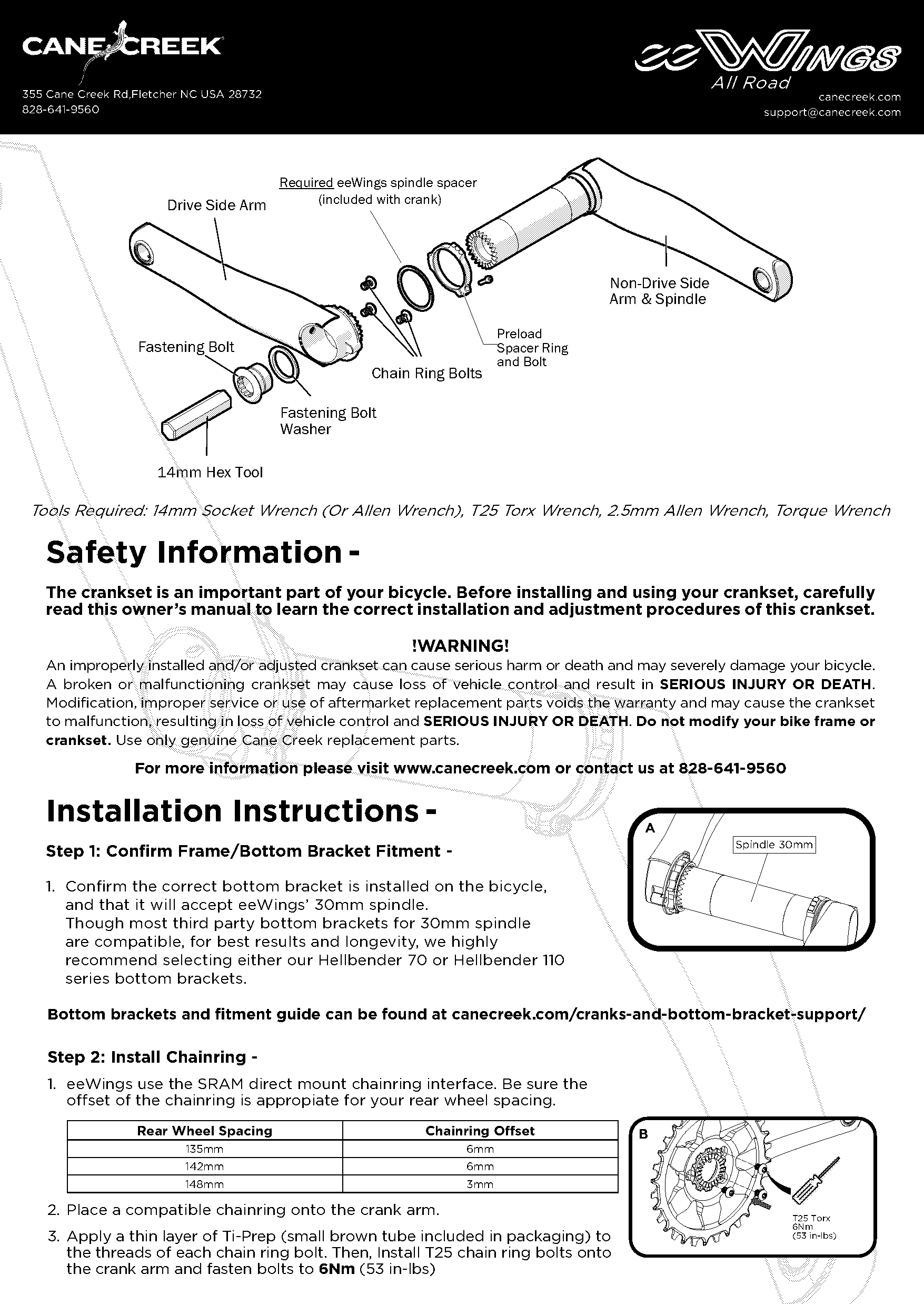 changing sram direct mount chainring