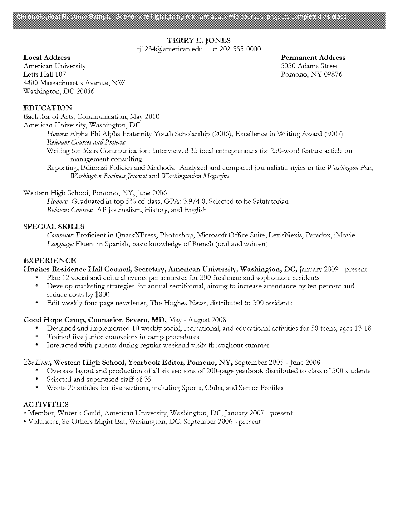 best looking resume for a news production assistant