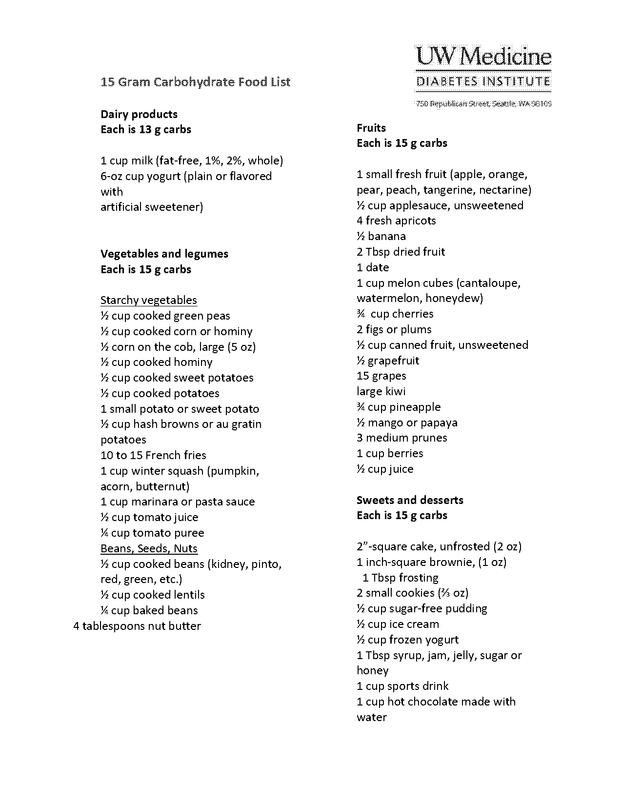 example of simple carbohydrates