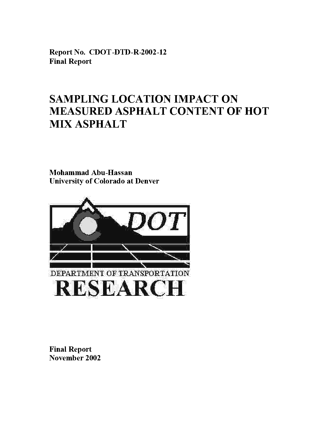 reducing field sample of aggregate to test sample lab report