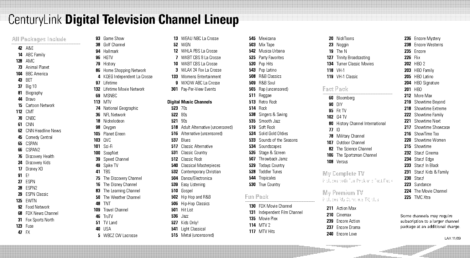 tv guide for arizona channels