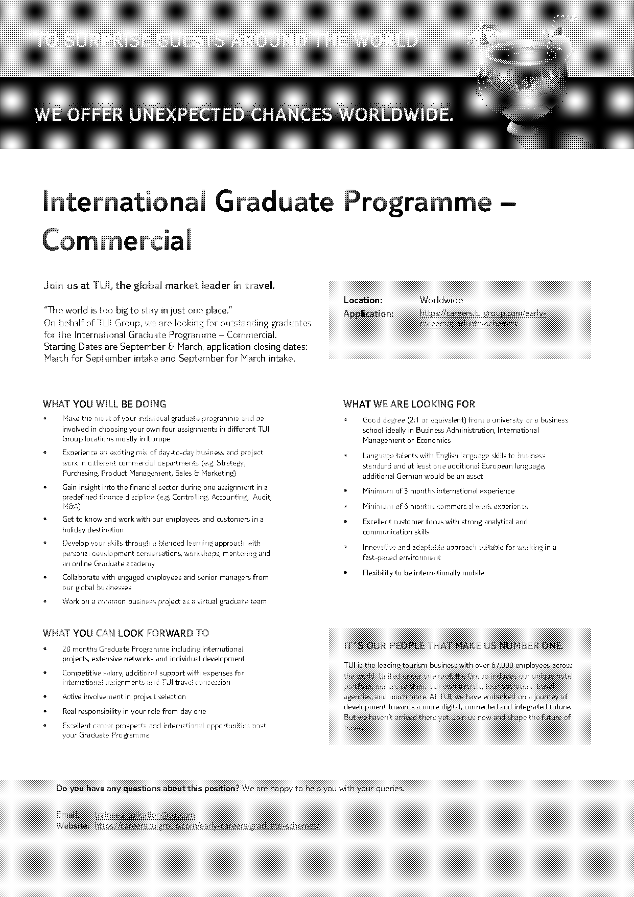 tui international graduate scheme salary