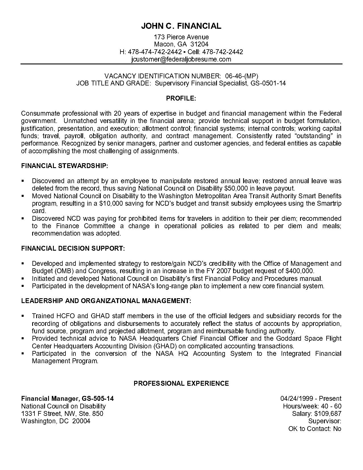 treasury analyst resume template