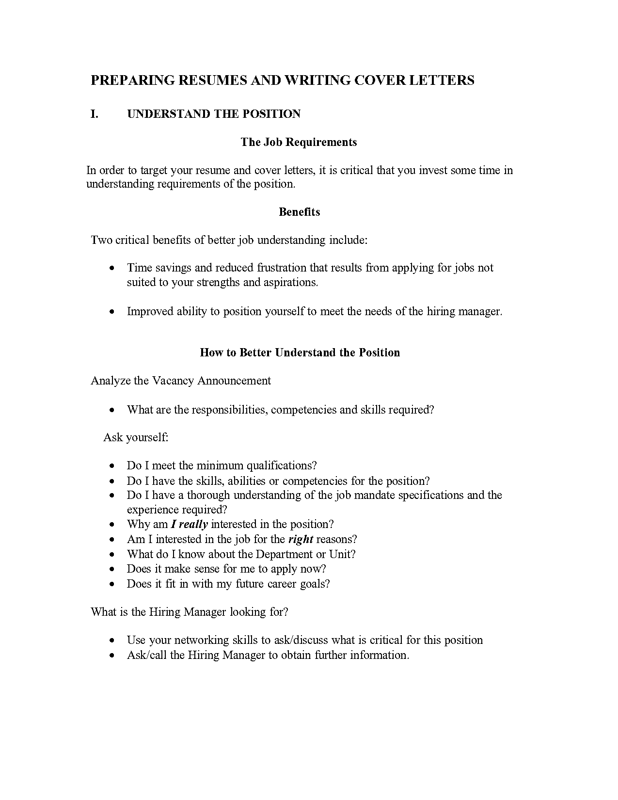 good self introduction in resume