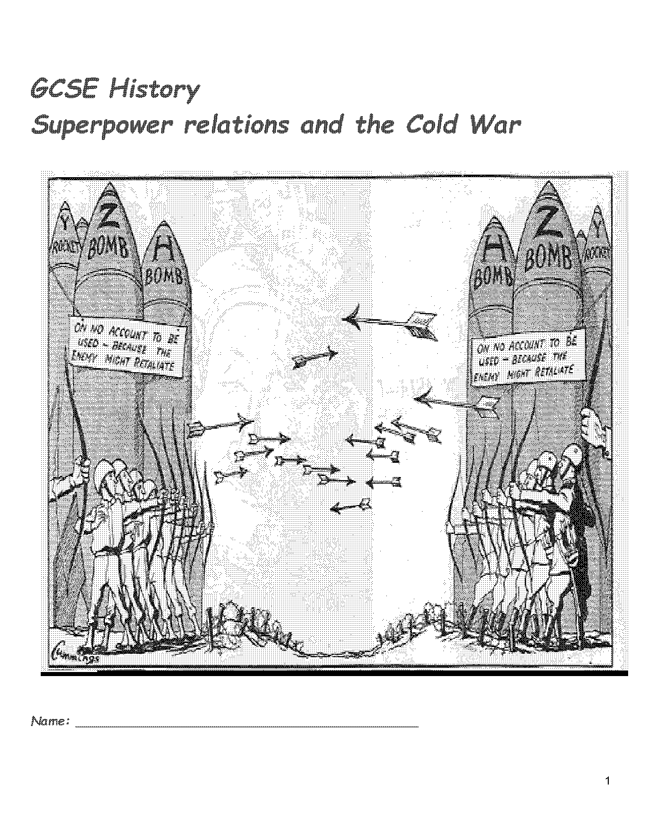 cold war short notes pdf