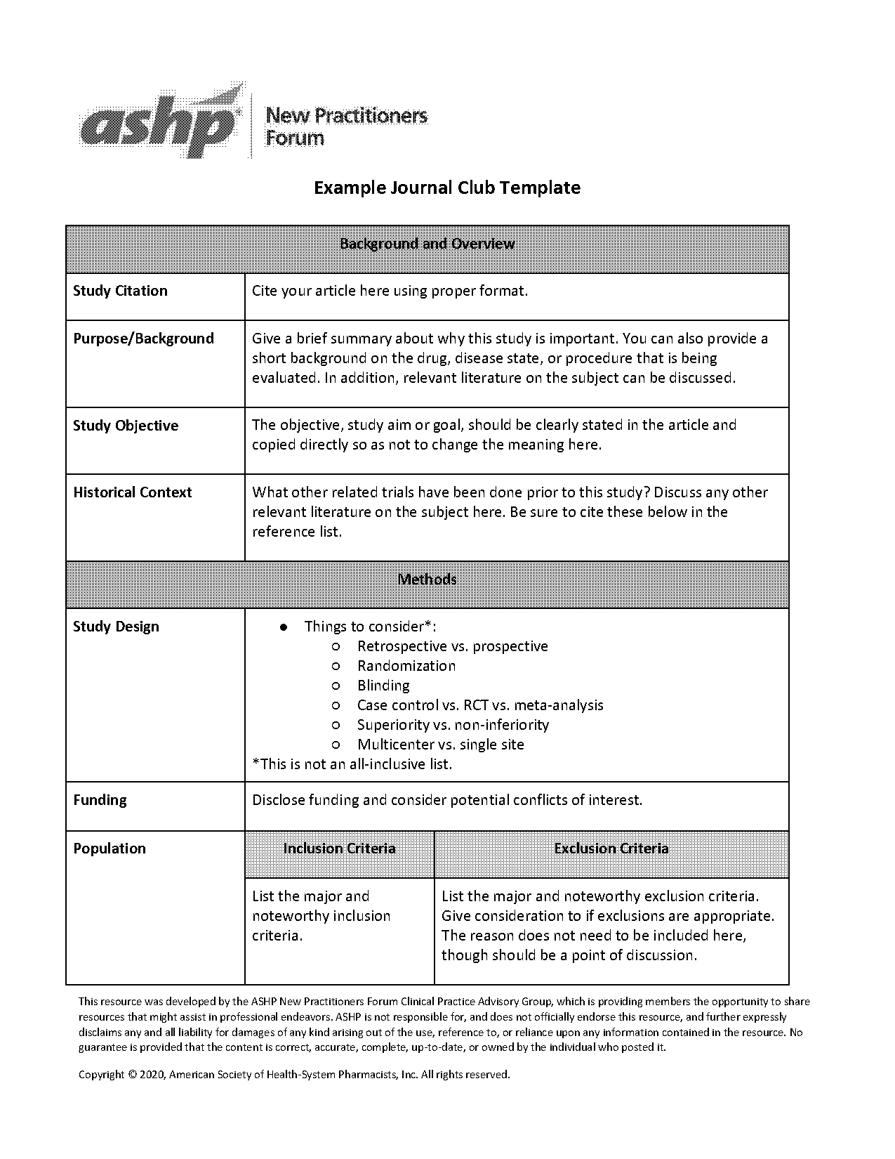 article review format example