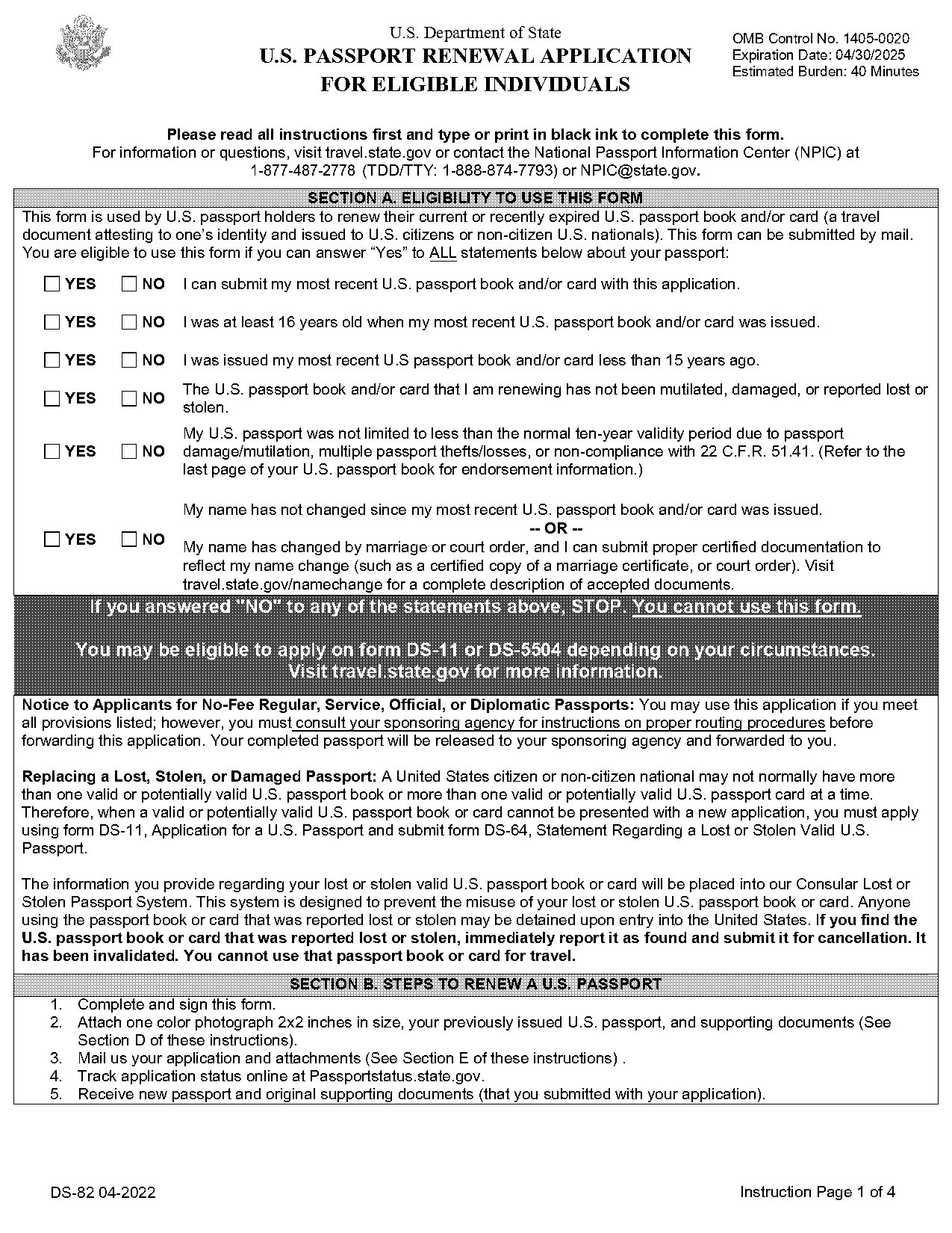 pr renewal fee form